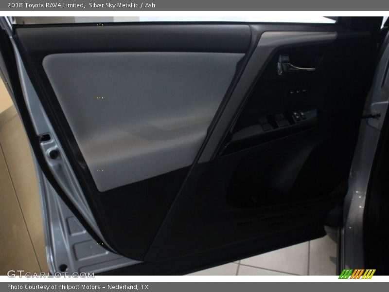 Silver Sky Metallic / Ash 2018 Toyota RAV4 Limited