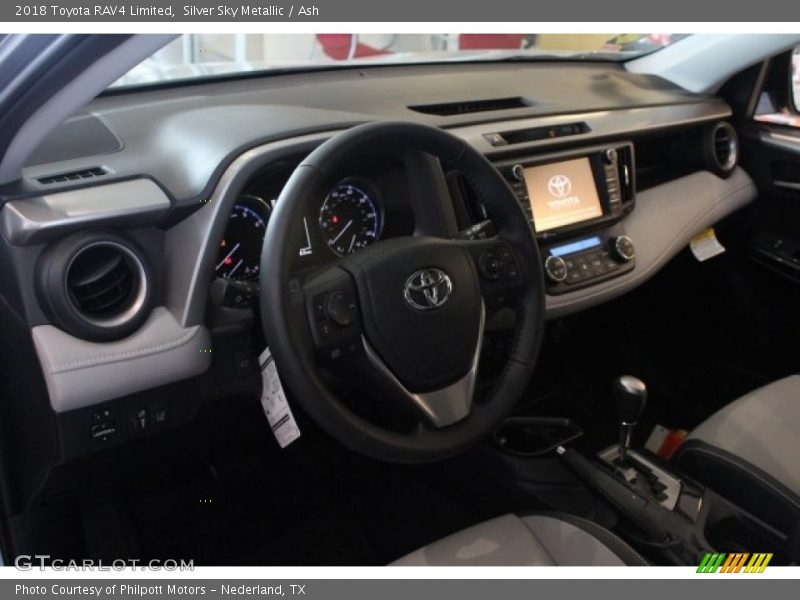 Silver Sky Metallic / Ash 2018 Toyota RAV4 Limited