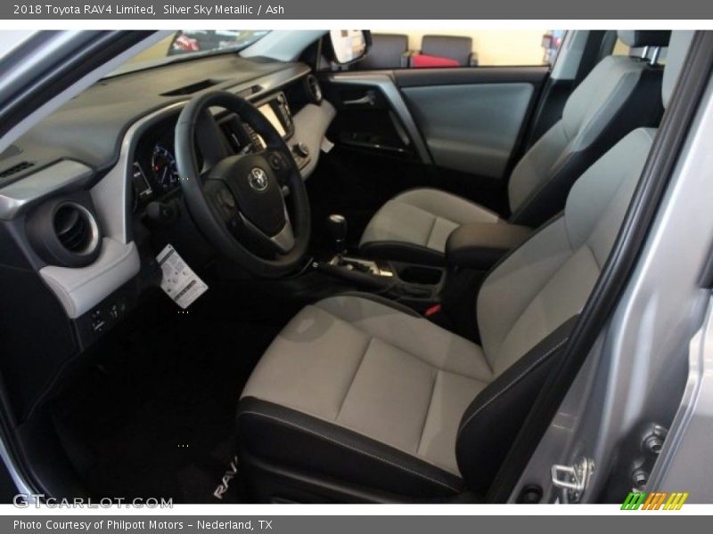 Silver Sky Metallic / Ash 2018 Toyota RAV4 Limited