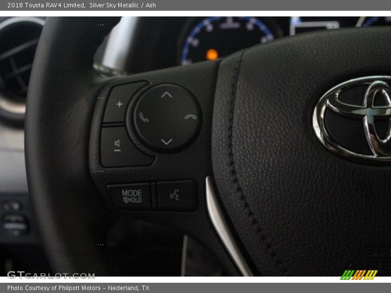 Silver Sky Metallic / Ash 2018 Toyota RAV4 Limited