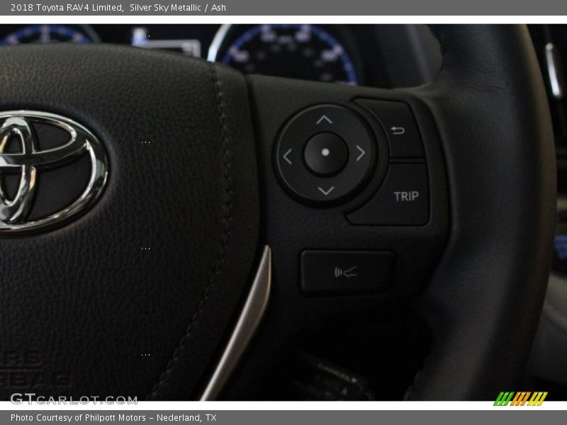 Silver Sky Metallic / Ash 2018 Toyota RAV4 Limited