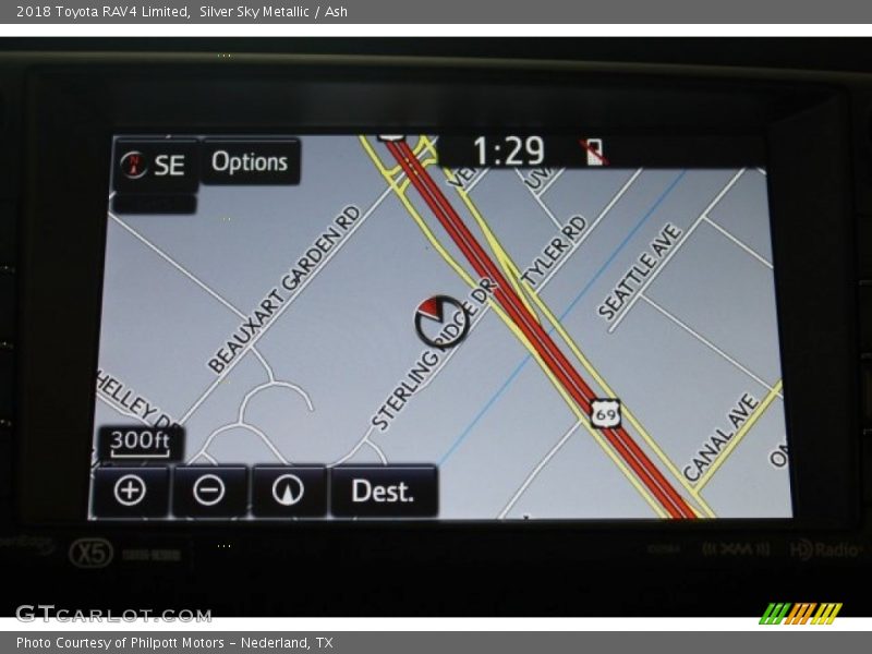 Silver Sky Metallic / Ash 2018 Toyota RAV4 Limited