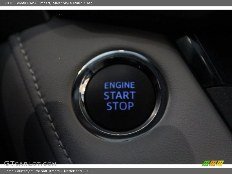 Silver Sky Metallic / Ash 2018 Toyota RAV4 Limited