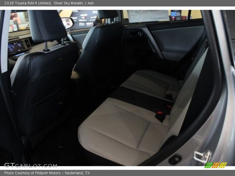 Silver Sky Metallic / Ash 2018 Toyota RAV4 Limited