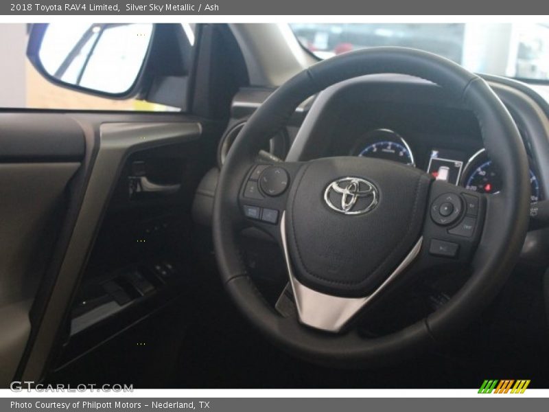 Silver Sky Metallic / Ash 2018 Toyota RAV4 Limited