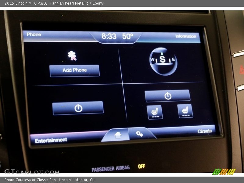 Tahitian Pearl Metallic / Ebony 2015 Lincoln MKC AWD