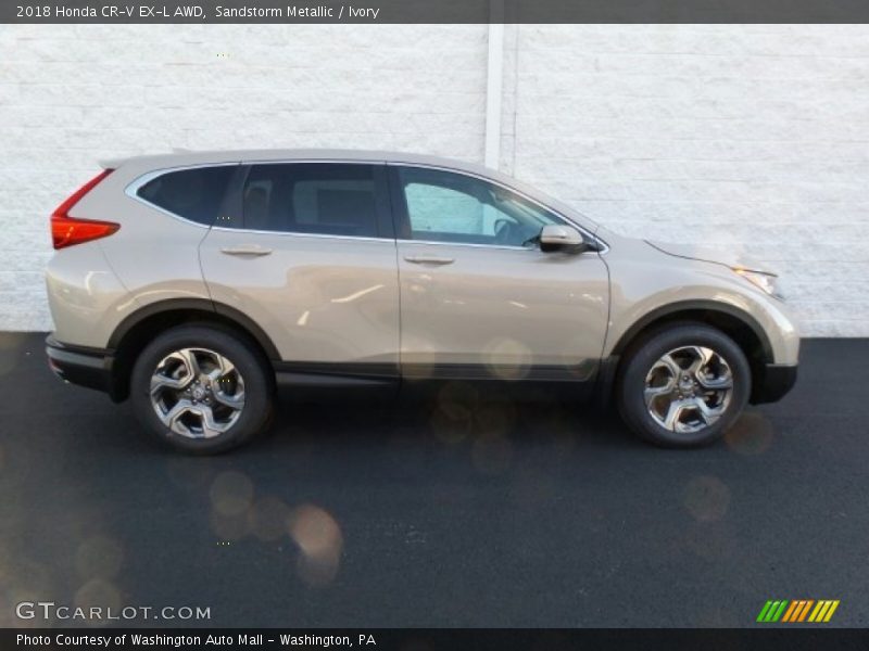 Sandstorm Metallic / Ivory 2018 Honda CR-V EX-L AWD