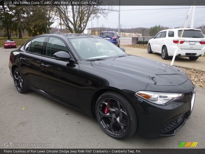 Front 3/4 View of 2018 Giulia Ti AWD