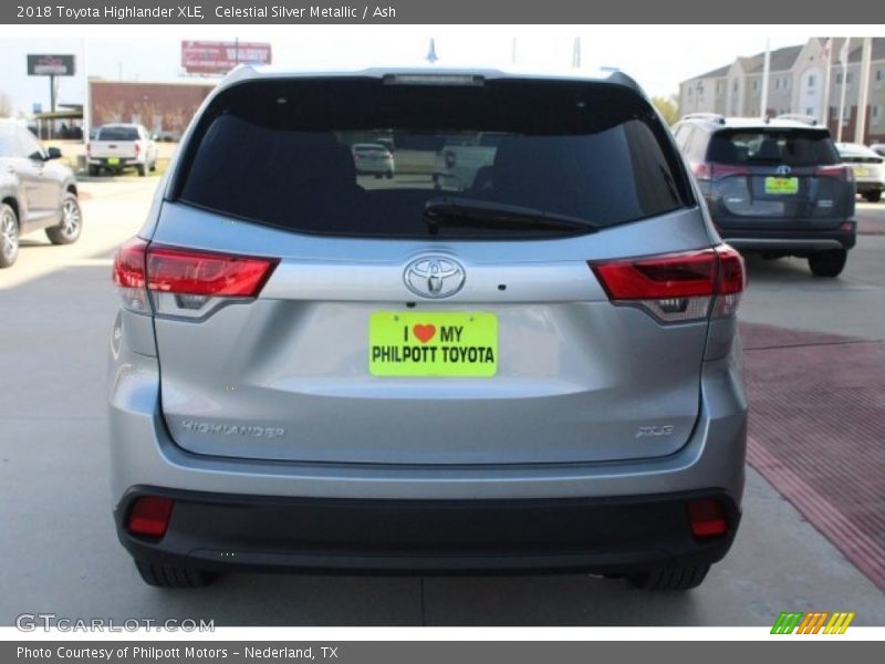 Celestial Silver Metallic / Ash 2018 Toyota Highlander XLE