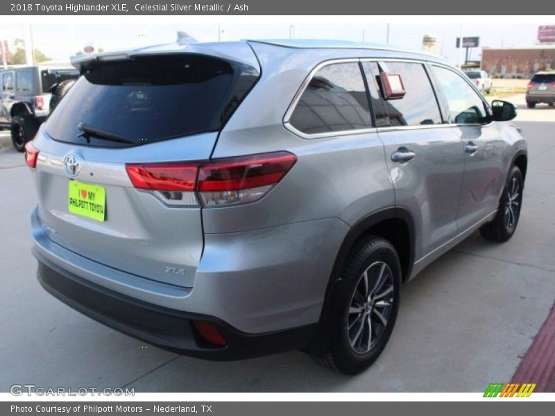 Celestial Silver Metallic / Ash 2018 Toyota Highlander XLE