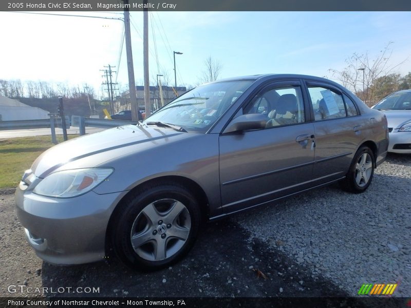 Magnesium Metallic / Gray 2005 Honda Civic EX Sedan
