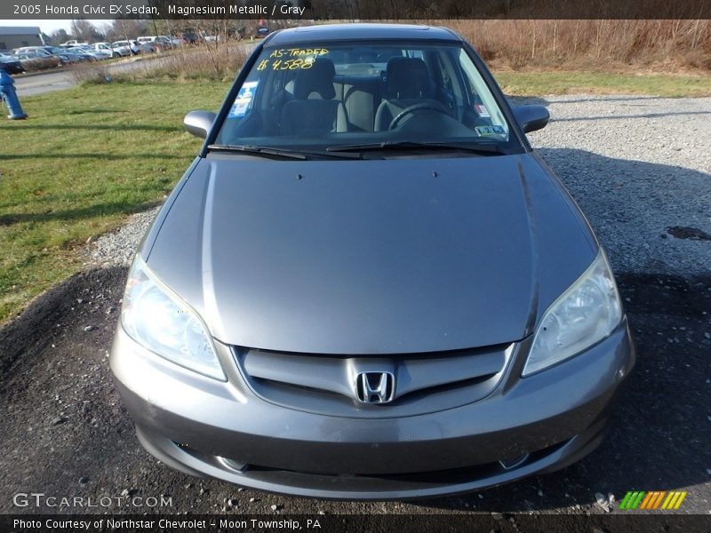 Magnesium Metallic / Gray 2005 Honda Civic EX Sedan