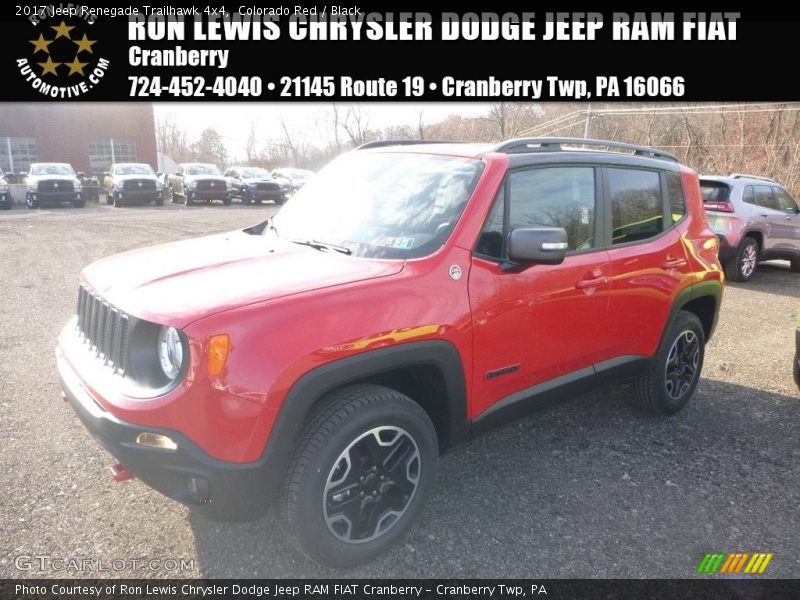 Colorado Red / Black 2017 Jeep Renegade Trailhawk 4x4