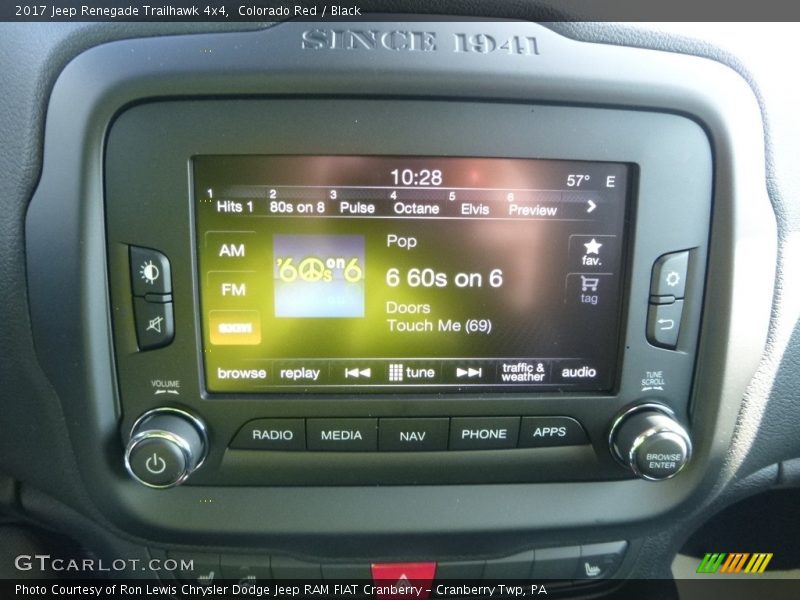 Colorado Red / Black 2017 Jeep Renegade Trailhawk 4x4