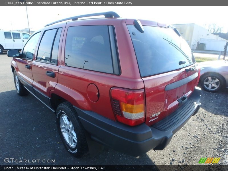 Inferno Red Pearl / Dark Slate Gray 2004 Jeep Grand Cherokee Laredo 4x4