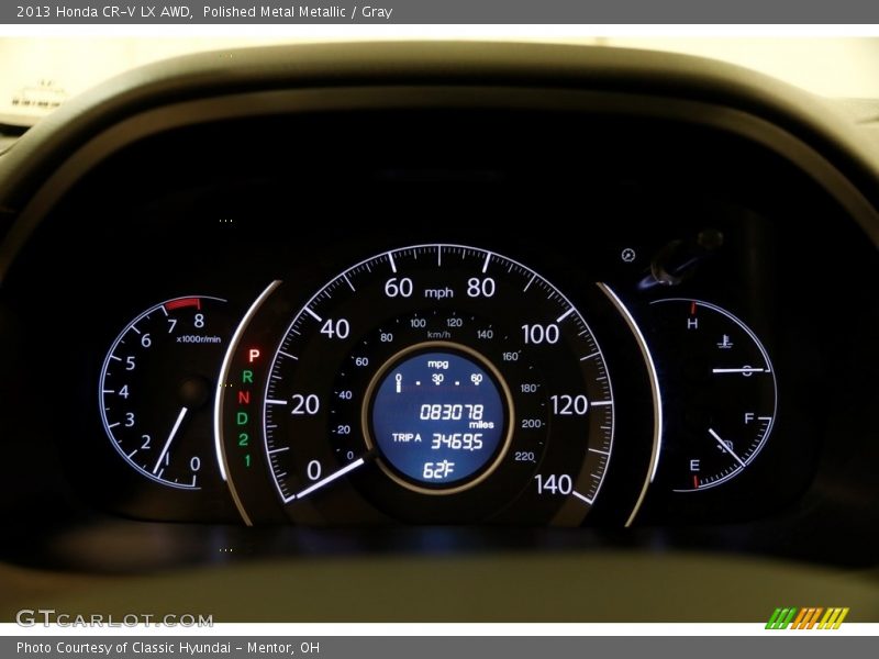 Polished Metal Metallic / Gray 2013 Honda CR-V LX AWD