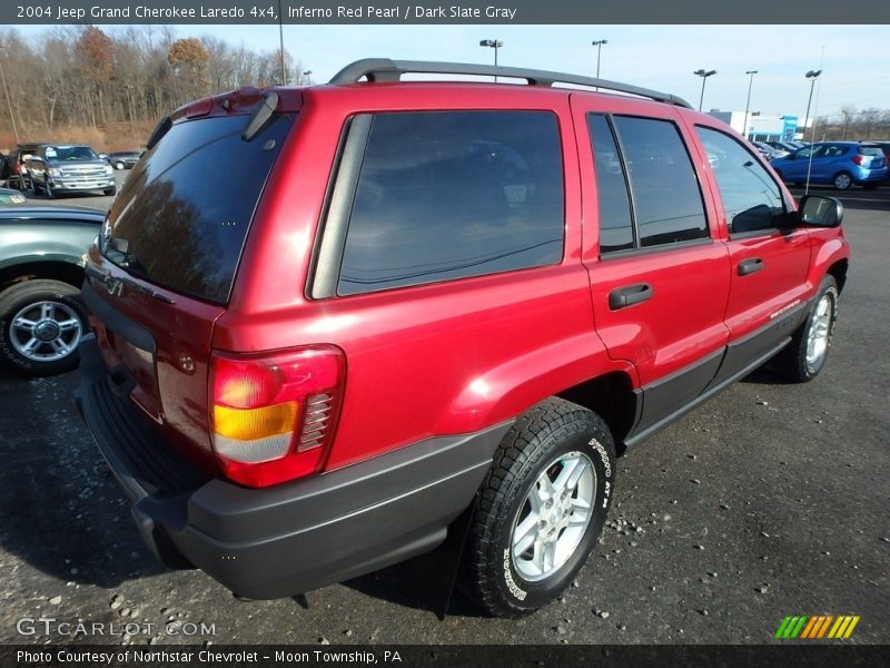 Inferno Red Pearl / Dark Slate Gray 2004 Jeep Grand Cherokee Laredo 4x4