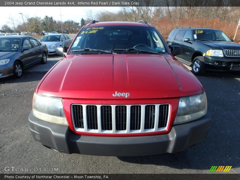 Inferno Red Pearl / Dark Slate Gray 2004 Jeep Grand Cherokee Laredo 4x4
