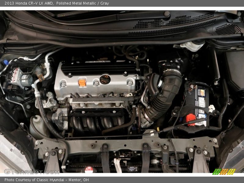 Polished Metal Metallic / Gray 2013 Honda CR-V LX AWD