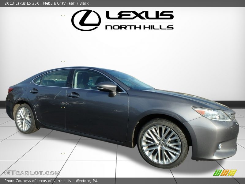 Nebula Gray Pearl / Black 2013 Lexus ES 350