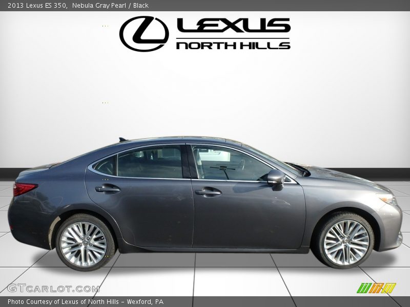 Nebula Gray Pearl / Black 2013 Lexus ES 350