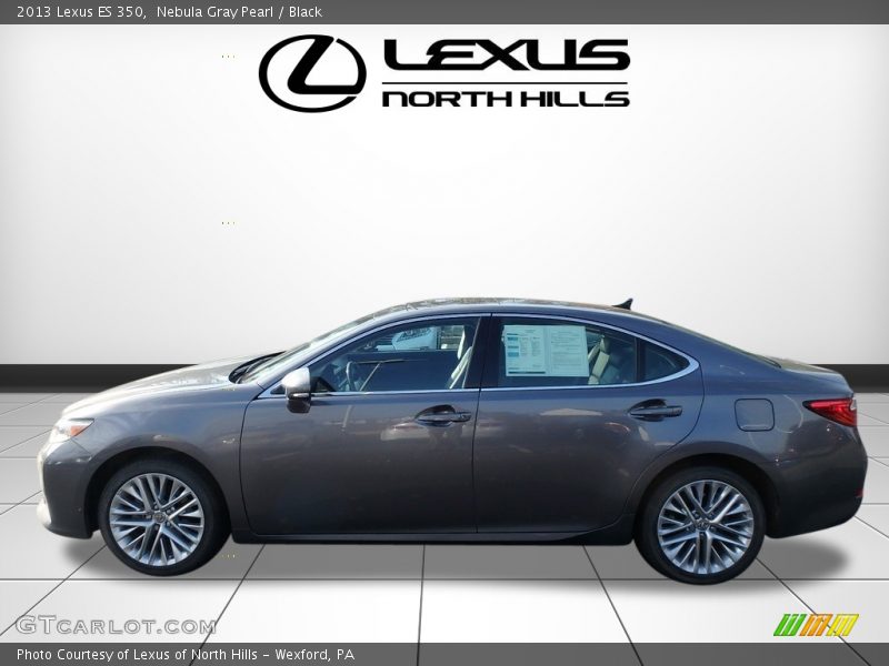 Nebula Gray Pearl / Black 2013 Lexus ES 350