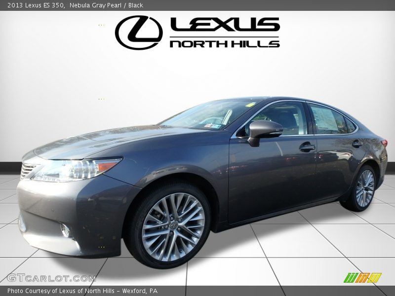 Nebula Gray Pearl / Black 2013 Lexus ES 350