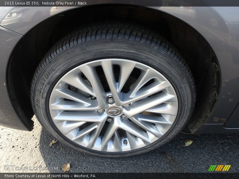 Nebula Gray Pearl / Black 2013 Lexus ES 350