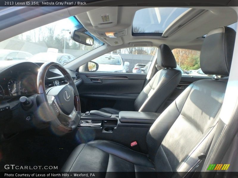 Nebula Gray Pearl / Black 2013 Lexus ES 350