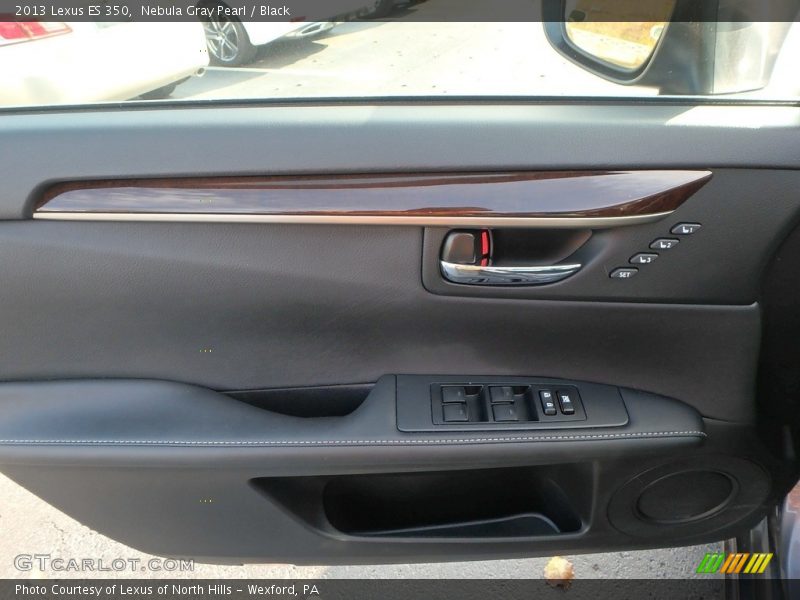 Nebula Gray Pearl / Black 2013 Lexus ES 350