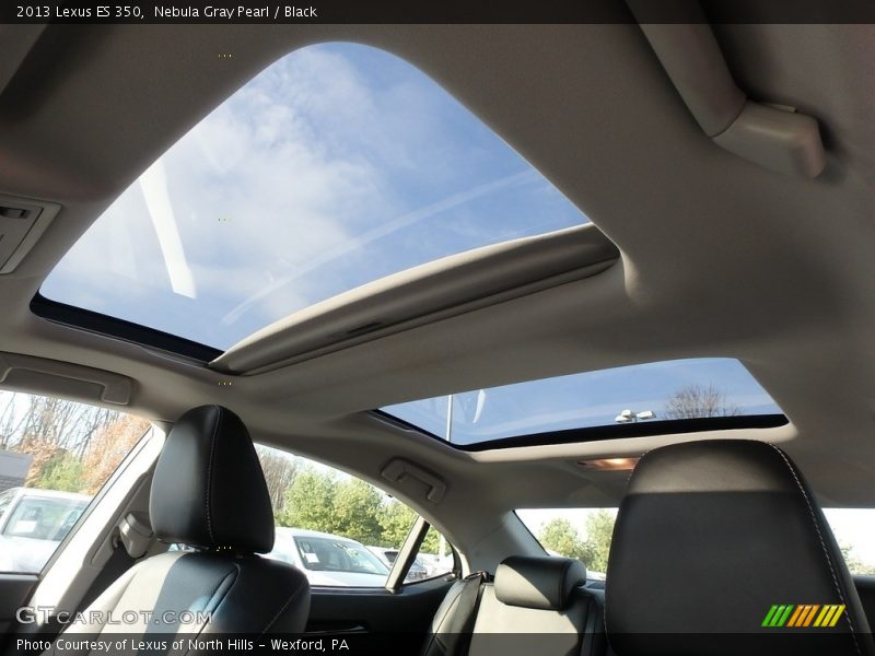 Nebula Gray Pearl / Black 2013 Lexus ES 350