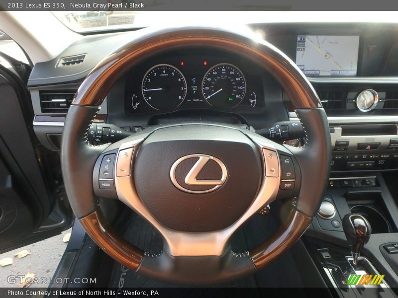 Nebula Gray Pearl / Black 2013 Lexus ES 350