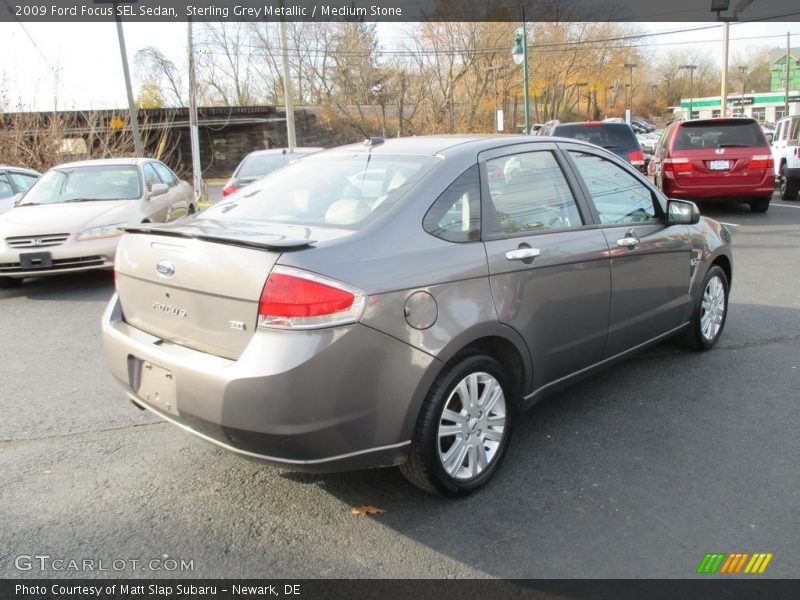 Sterling Grey Metallic / Medium Stone 2009 Ford Focus SEL Sedan