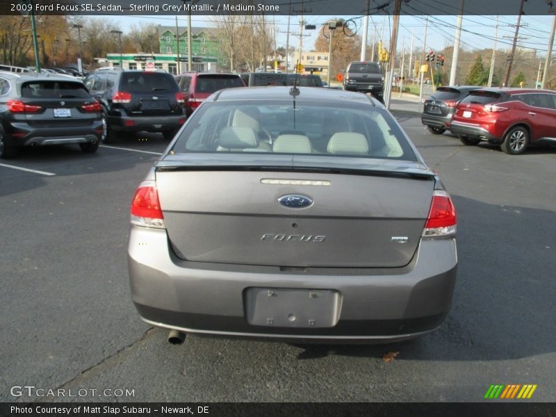 Sterling Grey Metallic / Medium Stone 2009 Ford Focus SEL Sedan