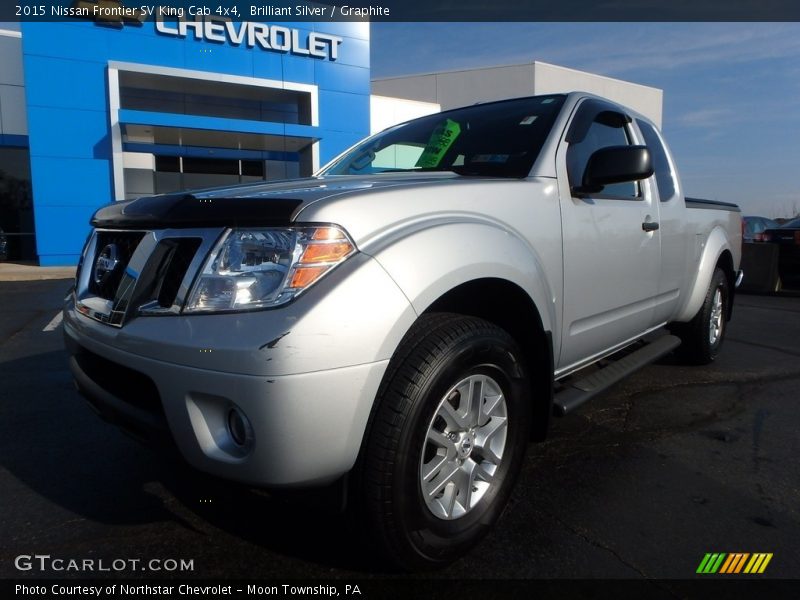 Brilliant Silver / Graphite 2015 Nissan Frontier SV King Cab 4x4