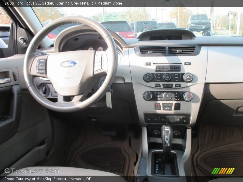 Sterling Grey Metallic / Medium Stone 2009 Ford Focus SEL Sedan