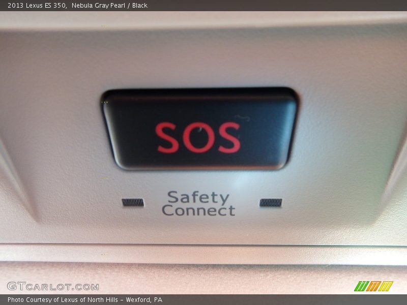 Nebula Gray Pearl / Black 2013 Lexus ES 350