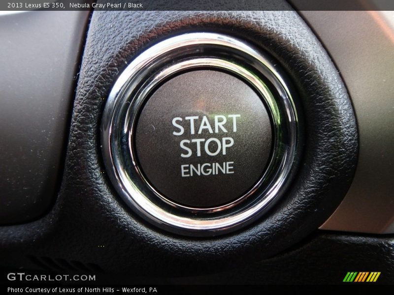 Nebula Gray Pearl / Black 2013 Lexus ES 350