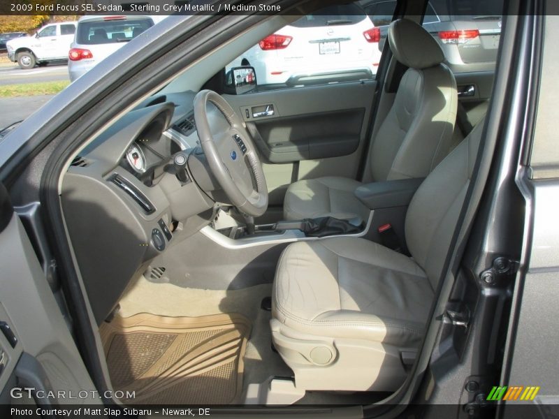 Sterling Grey Metallic / Medium Stone 2009 Ford Focus SEL Sedan