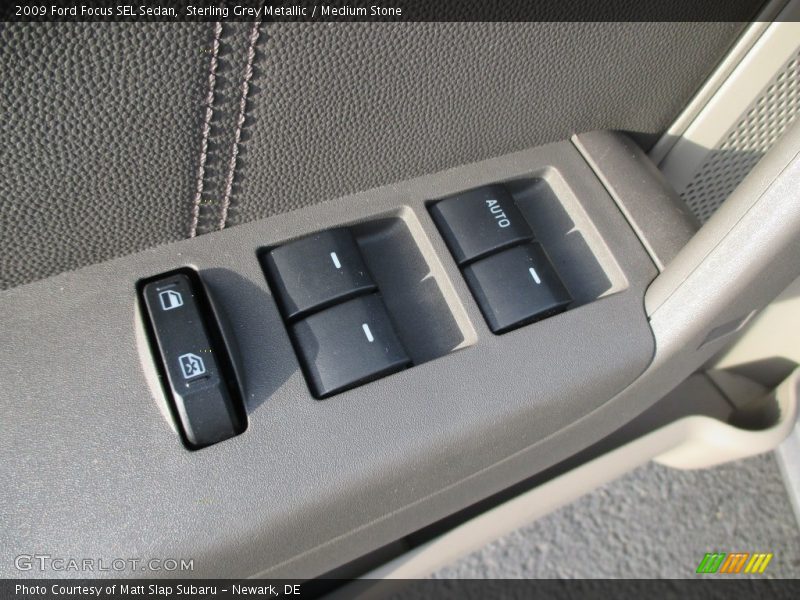 Sterling Grey Metallic / Medium Stone 2009 Ford Focus SEL Sedan