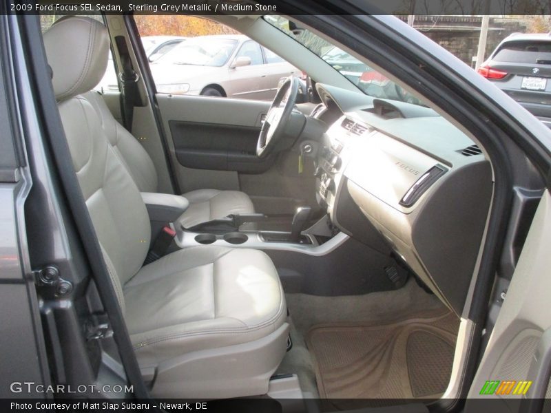 Sterling Grey Metallic / Medium Stone 2009 Ford Focus SEL Sedan