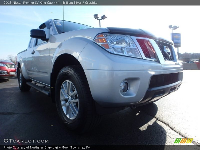 Brilliant Silver / Graphite 2015 Nissan Frontier SV King Cab 4x4