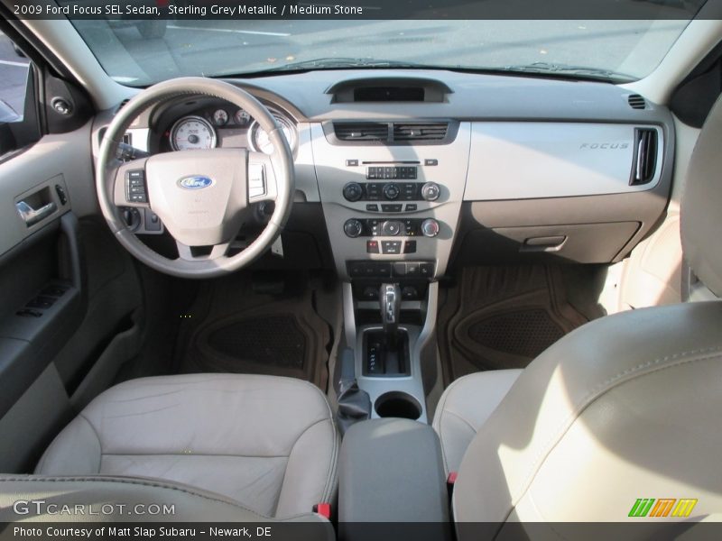 Sterling Grey Metallic / Medium Stone 2009 Ford Focus SEL Sedan