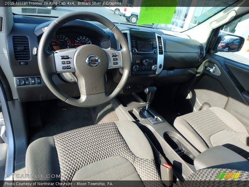 Brilliant Silver / Graphite 2015 Nissan Frontier SV King Cab 4x4