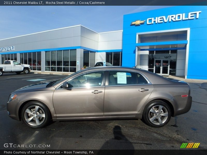 Mocha Steel Metallic / Cocoa/Cashmere 2011 Chevrolet Malibu LT