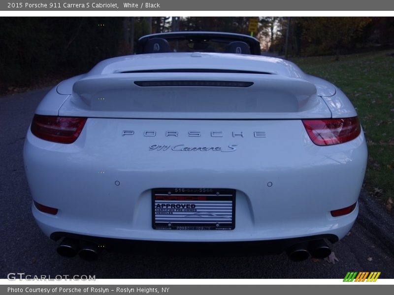 White / Black 2015 Porsche 911 Carrera S Cabriolet