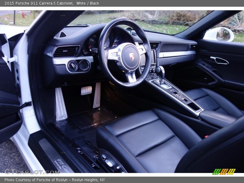 White / Black 2015 Porsche 911 Carrera S Cabriolet