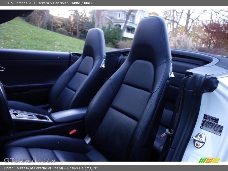 White / Black 2015 Porsche 911 Carrera S Cabriolet