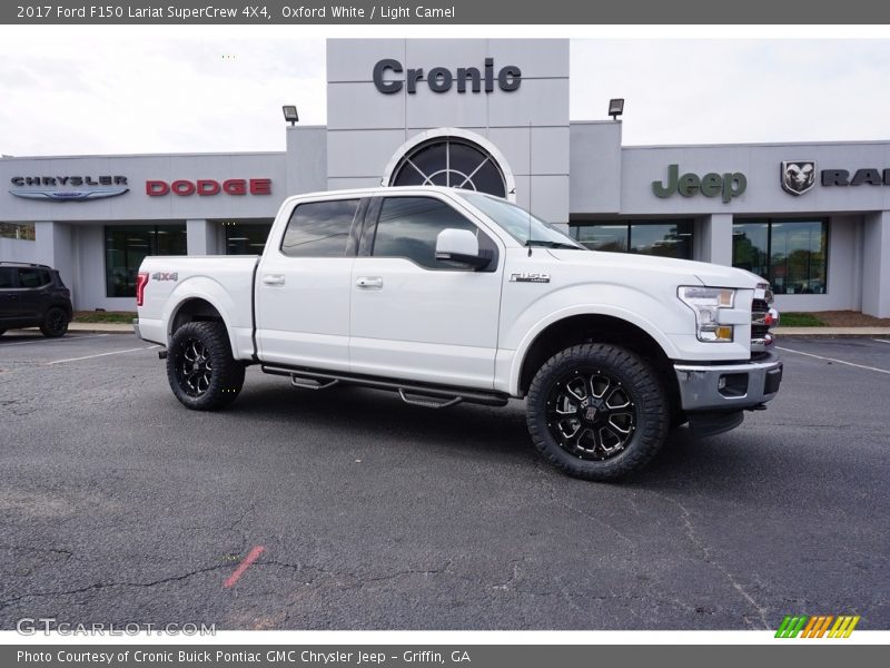Oxford White / Light Camel 2017 Ford F150 Lariat SuperCrew 4X4