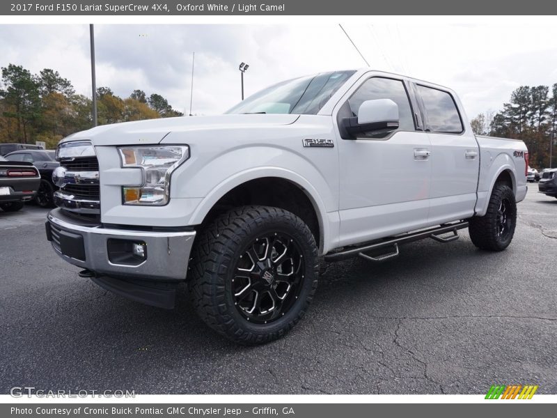 Oxford White / Light Camel 2017 Ford F150 Lariat SuperCrew 4X4